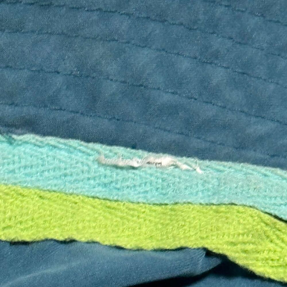 Arlo hovden blue & green bucket hat one end to one end length 9ins #summer - Picture 3 of 3
